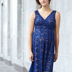 VESTIDO CHANTILLY MAXY - AZUL OSCURO